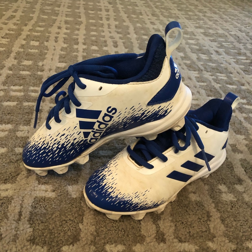 Little boys adidas baseball cleats